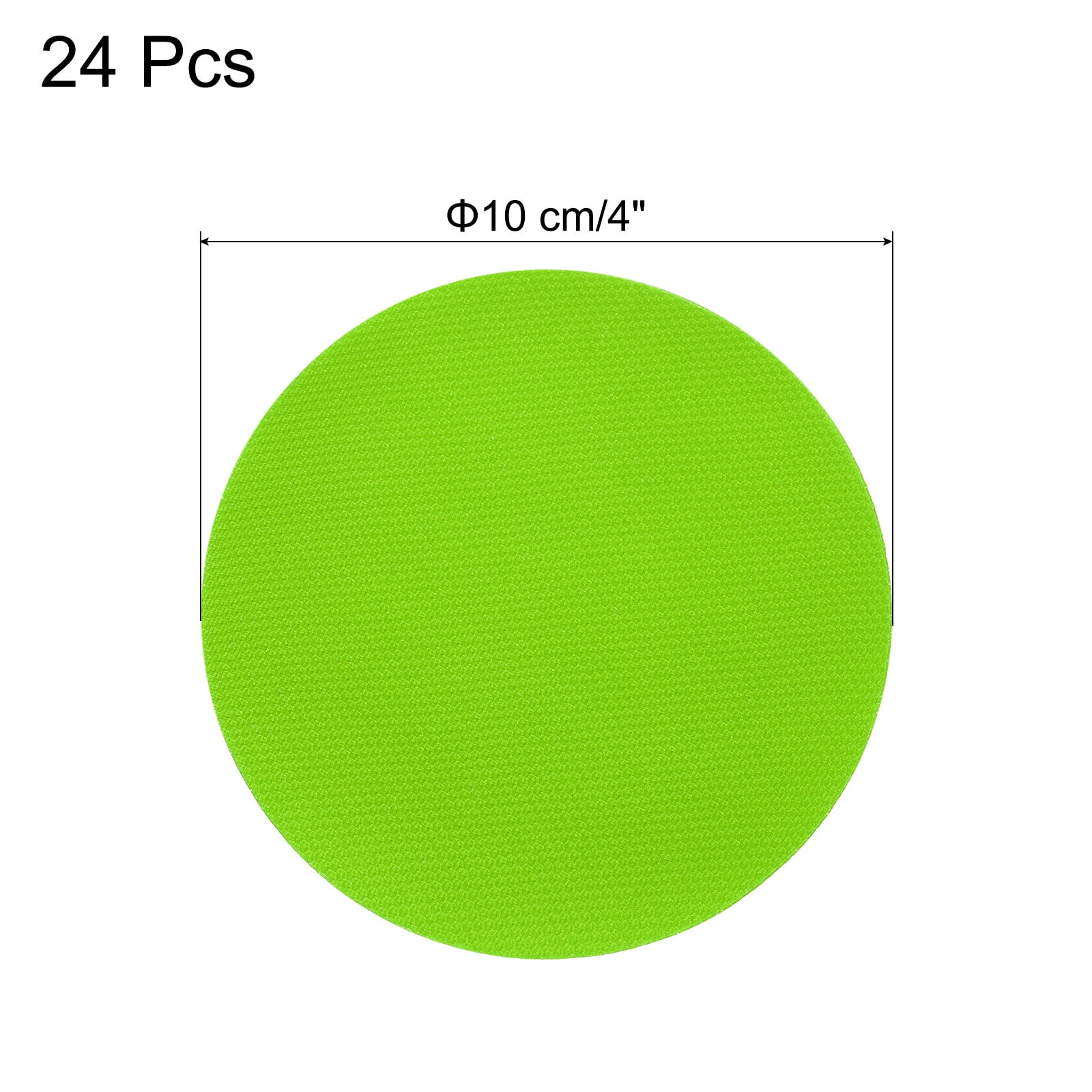 Unique Bargains Carpet Spot Markers Circle Floor Dots for Classroom Seating Grass Green