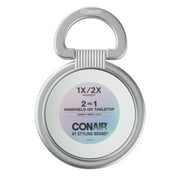 Conair 2-in-1 Handheld or Tabletop Round Mirror, 2x and Standard Magnification