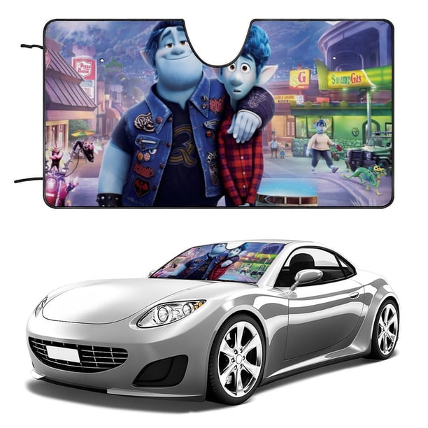 12 Onward Parasol para Parabrisas Delantero Protector Plegable, Visera Solar para Auto Bloquea Rayos UV Mantiene tu Vehículo Fresco 130cm*70cm