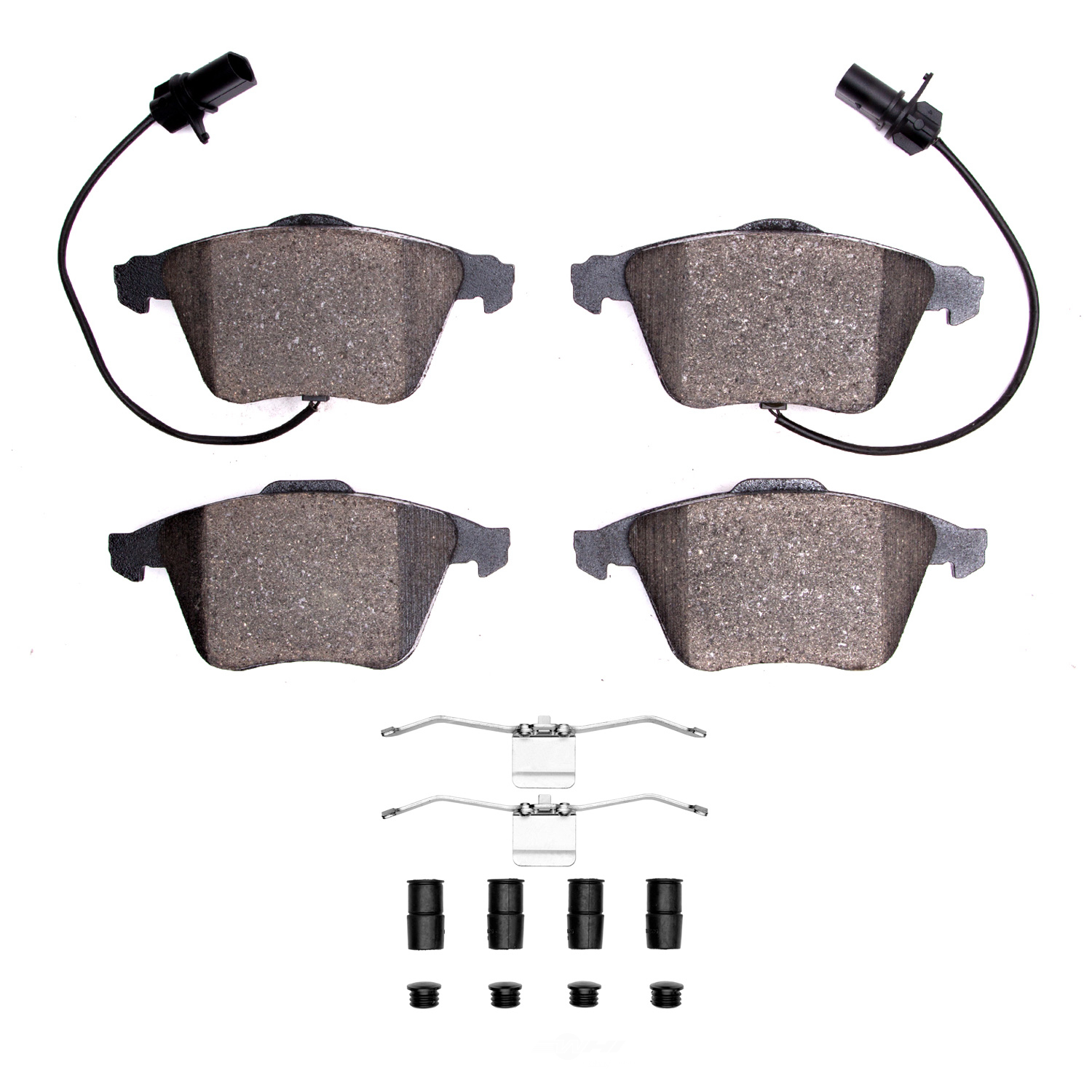 Dynamic Friction Company 1600-0915-12 DFC EURO 5000 Ceramic Brake Pads and Hardware Kit