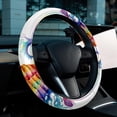 thumbnail image 6 of Hippocampus Printing 14.5 Inch PVC Leather Steering Wheel Cover Auto Accessories for Car Wheel Covers, Steering Wheel Covers, 6 of 6