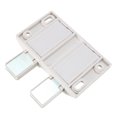 thumbnail image 4 of Unique Bargains Double Magnetic Touch Press Catch Latch Plastic White for Furniture Door Shutter, 4 of 4