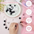 thumbnail image 6 of 61Pcs 9 Style Silicone Beads Round & Cow & Cube Mixed Color 12~15mm Hole: 2.2mm, 6 of 7