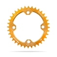 thumbnail image 1 of Chainset Bicicleta Bicicleta redonda Cadena de bigidor Cadena de aluminio reemplazable Aleación de aluminio Anti-gota Ligero Ligero Ciclismo Diente Placa Individual Amarillo 36T seitruly OD003273-23, 1 of 7
