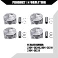 thumbnail image 7 of 1 Set 23041-2E210 Inner Engine Piston and Pin and Snap Ring for Kia Soul 2.0L L4 2014-2019, 7 of 7