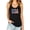 Black Tank Top, variant on USA Distressed Graphic Tank Top for Women & Teens Patriotic Flag Sleeveless Shirt Black Tank Top Large