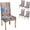 Chair Cover-2, variant on Boho Chair Covers Removable Set of 6,Dining Room Chair Covers Set of 6 Parson Chair Slipcover Removable Washable Chair Protector for Home,Restaurant,Banquet,Tribal Art Boho Seamless Pattern