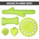 thumbnail image 5 of Juguetes para Perros Grandes Hyper Pet Chewz Verde de Espuma EVA Ligera y Resistente, 5 of 8