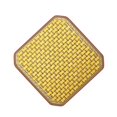 thumbnail image 2 of Dickly Bamboo Seat Cushion for Car and Truck, Interior Decoration for Car, Multipurpose 43.5x43.5cm Yellow, 2 of 9