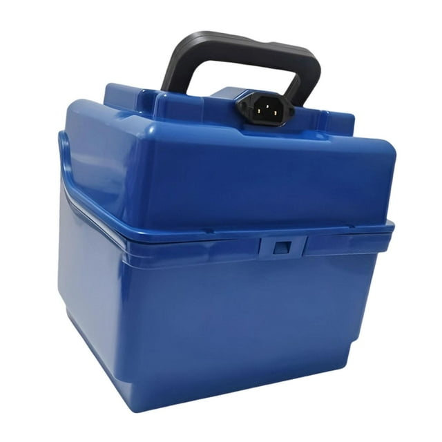 koolsoo Electric Bike Battery Box Battery Storage Box for Electric Bicycle Tricycles blue