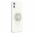 thumbnail image 2 of Popsockets PopGrip Clear Glitter Silver Phone Grip & Stand, 2 of 5