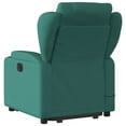 thumbnail image 2 of vidaXL Stand up Massage Recliner Chair Dark Green Fabric, 2 of 5