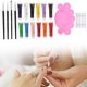 thumbnail image 5 of Nail Art Brush Pen Nail Art Palette Nail Gel Polish Pen Holder Manicura Nail Art Set4pcs, 5 of 5