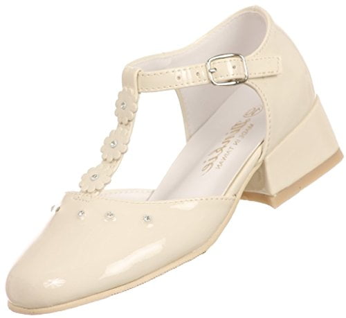 ivory dress shoes for flower girl