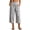 Gray-1, variant on Women's Capri Pants Wide Leg Cropped Casual Cotton Capri Loose Elastic Waist Tall Flowy Dressy Lounge Trousers