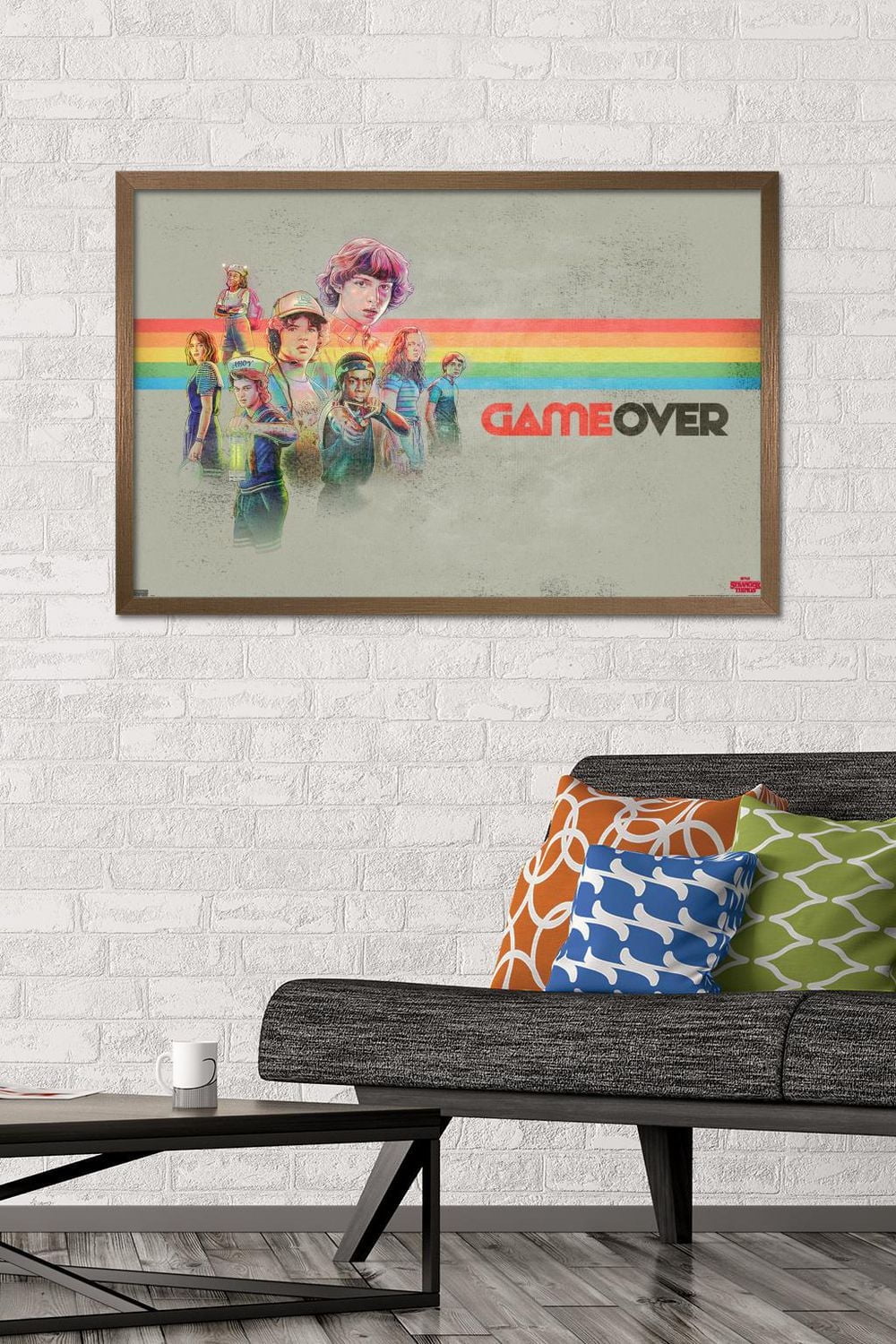 Netflix Stranger Things 3 - Game Over Wall Poster with Push Pins