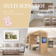 thumbnail image 6 of DouZhe 1-Gang Toggle Switch Wallplate, Pink Watercolor Cherry Blossom Decorative Wall Plates, 6 of 7