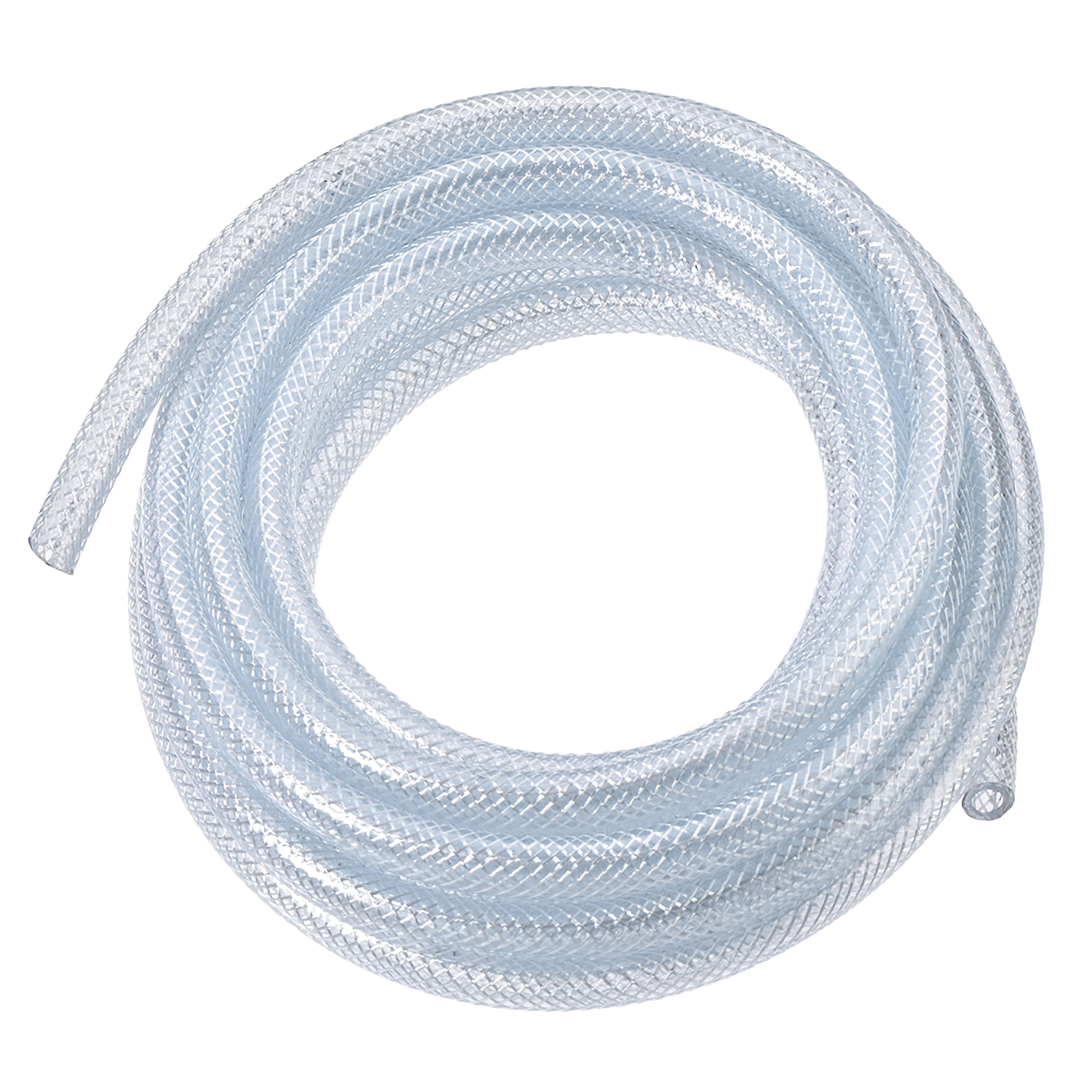 PVC Tubing 1/4-Inch x 13.1 Ft Clear Braided Flexible Heavy-Duty Hose 1 4 Inch Clear Plastic Tubing