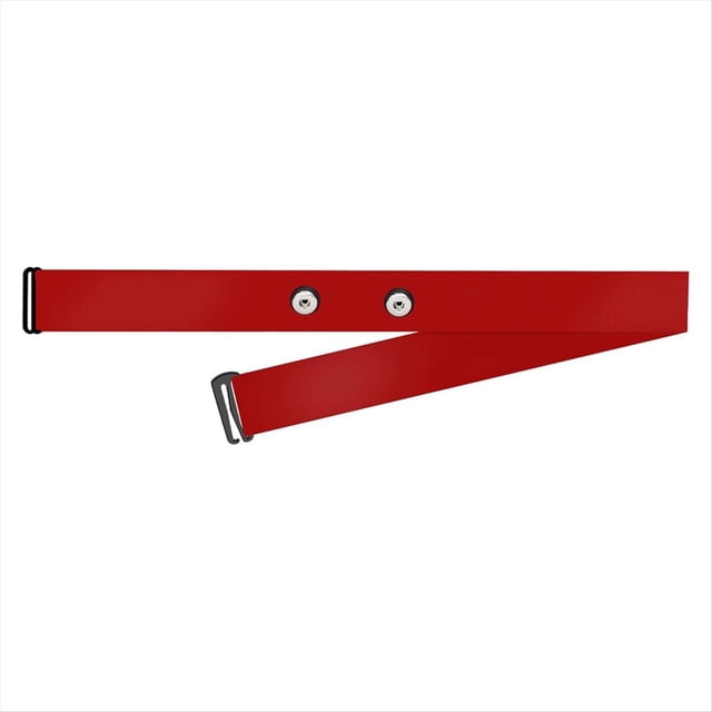 Correa de Pecho de Repuesto para Frecuencia Cardíaca Cinturón Elástico Ajustable para Ciclismo con Frecuencia Cardíaca Cinturón Rojo
