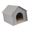 thumbnail image 4 of Flynix Maison Extérieure pour Chat Abri pour Chaton Protection Portable Imperméable Maison pour Animaux Papier Ondulé, 4 of 10
