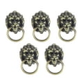 thumbnail image 1 of Shisuyan Rust Resistance Lion Head Wardrobe Handles 5Pcs, 1 of 9