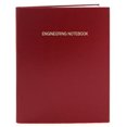 thumbnail image 1 of BookFactory Red Engineering Notebook - 96 Pages (.25'' Engineering Grid Format) 8 7/8'' x 11 1/4'' Engineering Lab Notebook Red Cover Section Sewn Hardbound (EPRIL-096-LGS-A-LRT4), 1 of 4