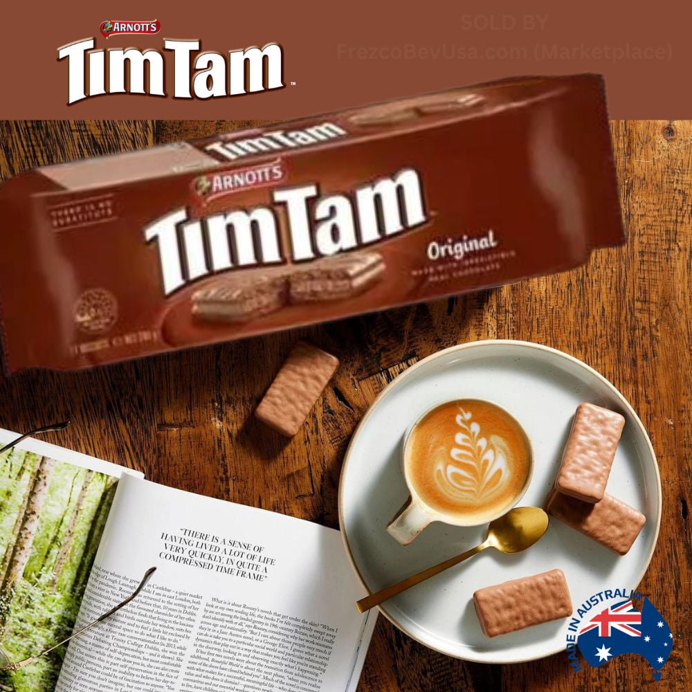 Tim Tam Cookies Arnotts (Value Pack Of 6 x 200g EA) Australian Original Chocolate Biscuits - 66 Biscuits Total