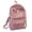 F30-Pink, variant on FYDUU Corduroy Backpack for Girls School Bags Lightweight Casual High School Backpacks Kids Bookbag Solid Color Backpack Daypack