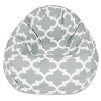 Majestic Home Goods Trellis Large Classic Bean Bag Chair, Multiple Colors