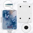 thumbnail image 2 of High Precision Digital Kitchen Scale Tempered Glass Food Scale Multifunction Scale Small Kitchen Appliances Blue Butterflies Flying, 2 of 7