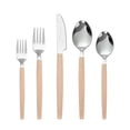 thumbnail image 2 of Mainstays 49 Piece Stainless Steel and Plastic Flatware Set with Tray, Cherry Blossom and Silver, 2 of 4