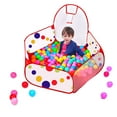 thumbnail image 2 of BUZIFU Kids Ball Pool 120cm Pop Up Kids Ball Pit Hexagonal Toddler Ball Tent with Basketball for Children's Indoor Outdoor Play Toys with Zippered Storage Bag (Balls not Included), 2 of 7