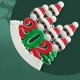 thumbnail image 5 of Generic Adorno navideño de muñeco de nieve con máscara sobreviviente 2021, decoración para árbol de PVC, color negro, 4 piezas, 5 of 6