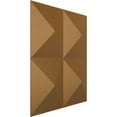 thumbnail image 2 of Ekena Millwork 11 7/8"W x 11 7/8"H Tirana EnduraWall Decorative 3D Wall Panel, Bright Coat Gold (12-Pack for 11.76 Sq. Ft.), 2 of 6