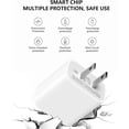 thumbnail image 4 of Cargador CYQAPC Pack de 2 Adaptadores de Pared USB-C de Carga Rápida de 30 W, 4 of 5