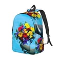 thumbnail image 2 of Yiaed Elephant Trunk Couple Flowers Print Backpack, Premium Laptop Backpack, Travel Backpack for Women, Lightweight Backpacks, Comfortable Back Pack-Small, 2 of 5
