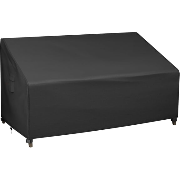 BN-LINK Outdoor Sofa Cover, 420D Waterproof Patio Furniture Covers, Heavy Duty Outdoor Couch Cover, (Black, 79"Wx 37"D x 35"H)