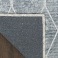 thumbnail image 6 of Nourison Home Machine Washable Series 1 Geometric Blue Grey 7'10" x 9'10" Area Rug (8x10), 6 of 9