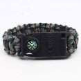 thumbnail image 4 of Transemion Polyester Survival Tool Multi-Functional Survival Bracelet Suitable For Camping Compass green, 4 of 6