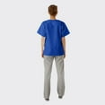 thumbnail image 3 of SPECTRUM UNIFORMS Scrub Tops Tunic Tops with Snap Front Women V-Neck Soft Fabric Ideal for Medical Professionals, Hospital and Lab Work Wear Royal Blue, 3 of 5