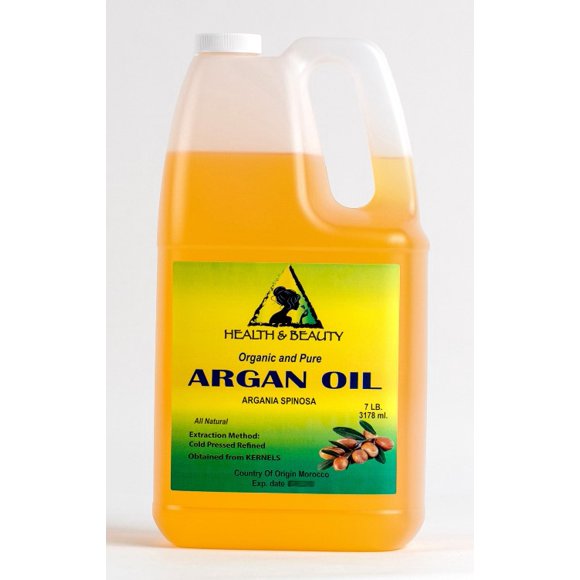 Argan oil refined organic moroccan cold pressed premium hair oil 100% pure 7 lb