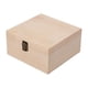 thumbnail image 2 of Caja de almacenamiento de madera, contenedor, cajas de madera portátiles decorativas, caja de regalo sin terminar madera 195x195x10cm, 2 of 9