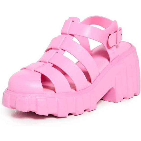 Melissa Women's Megan Ankle Strap Slingback Fisherman Sandals, US 8