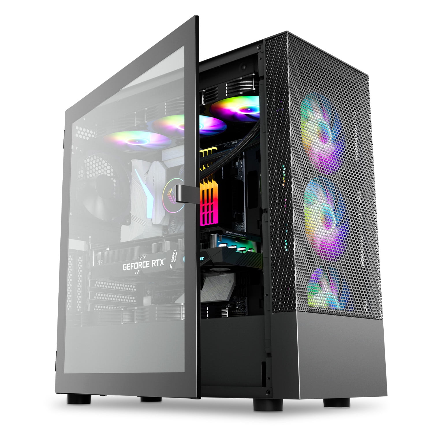 Vetroo A03 Mid-Tower ATX Gaming PC Case 