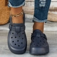 thumbnail image 2 of Rokment Womens Wide Width Clogs Orthopedic Arch Support Garden Shoes Waterproof Non Slip Closed Toe Backless Slippers Comfortable Beach Barefoot Water Sandals Navy Size 8.5, 2 of 7