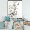 thumbnail image 2 of Designart 'Vintage Black and White Bamboo III' Traditional Framed Canvas Wall Art Print, 2 of 5