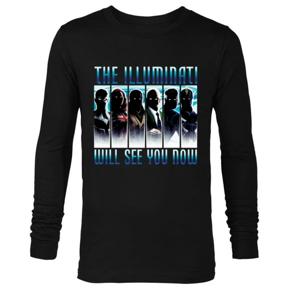 Marvel Doctor Strange the Illuminati Will See You Now - Long Sleeve T-Shirt for Men - Customized-Black