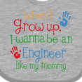 thumbnail image 4 of Inktastic Engineer Like Mommy Boys or Girls Baby Bib, 4 of 4