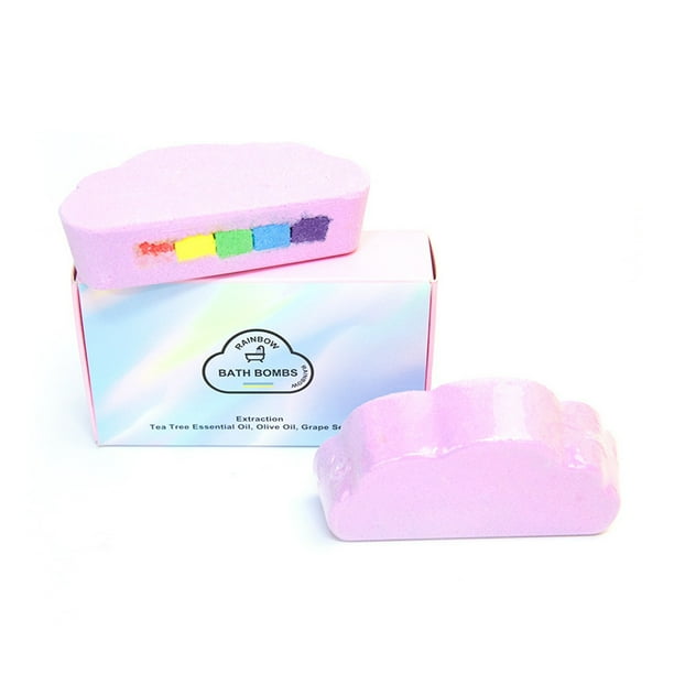 HOT Essential oils Oil Essence Oils For Candles Rainbow Bath Bomb Bath Balls Handmade Organic Bath Bomb For Kids Girls Women, Natural Kids Bubble Bath Bomb Skin Fragrant Self Car(buy 2 get 10% off)