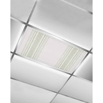 Fluorescent Light Covers for Ceiling Lights 1 Pack,Sage Green Geometric Magnetic Ceiling Light Covers 2x4ft for Classroom Office School,Modern Abstract Striped Boho Overhead Drop Ceiling Light Shade